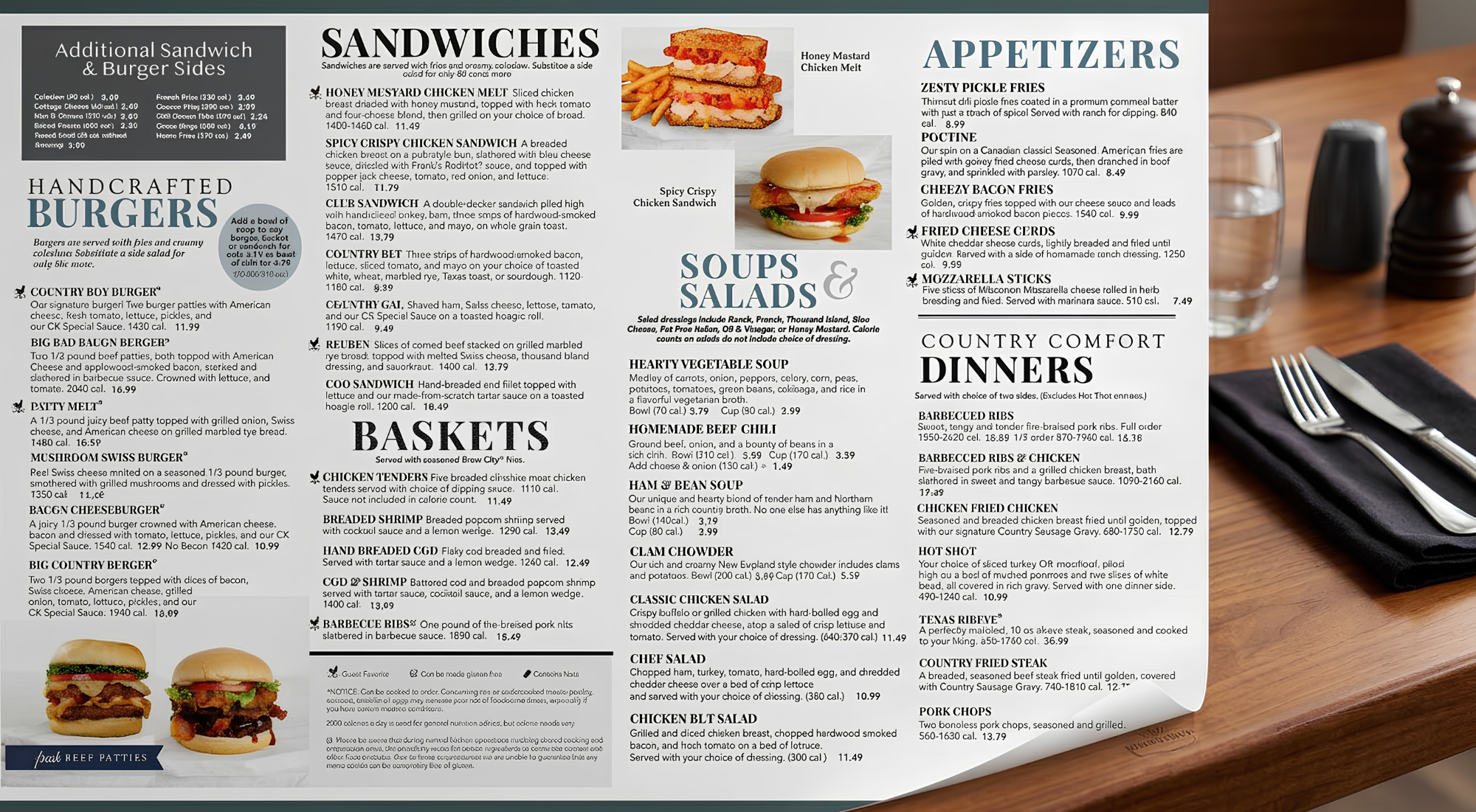 Deli sandwiches and platters ready for a takeout menu